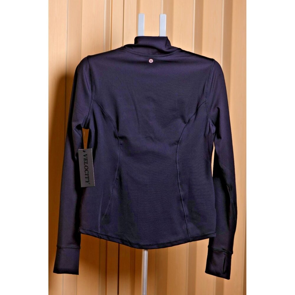 New! VELOCITY | DARK NAVY INTERLOCK GURU WOMEN's JACKET | LARGE | MSRP: $78 - Picture 2 of 11